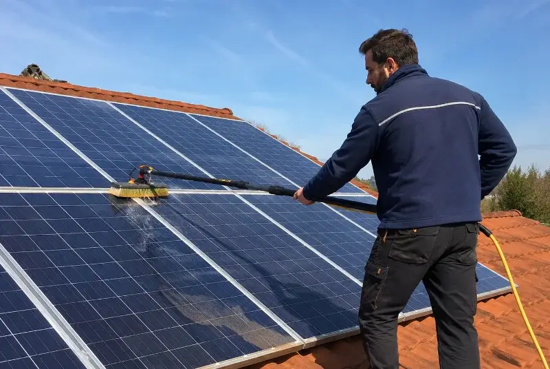 Nettoyage et entretien de panneaux solaires à Saint-Hilaire-du-Rosier