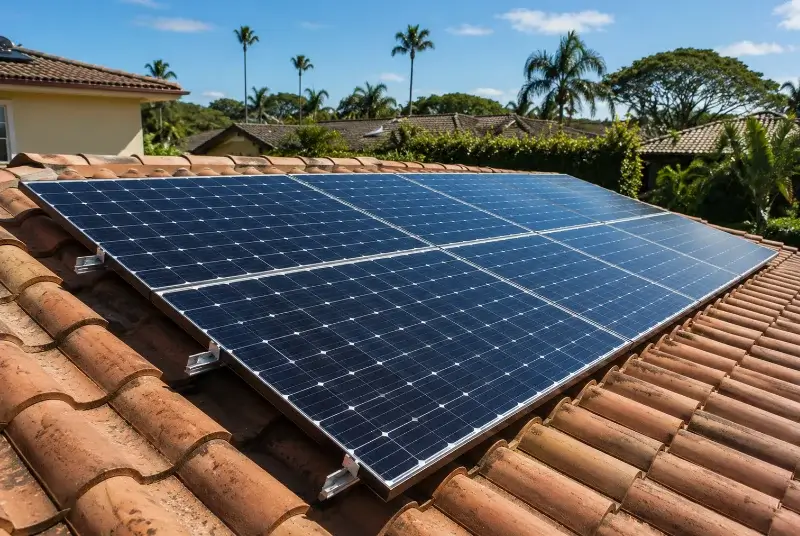 Installation de panneaux solaires à Saint-Hilaire-du-Rosier